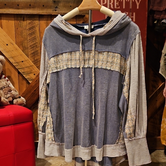 POL Blue Casual Hoodie - Picture 1 of 7
